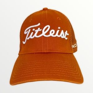 TITLEIST Footjoy Pro V1 Orange Golf Hat | Small - Medium